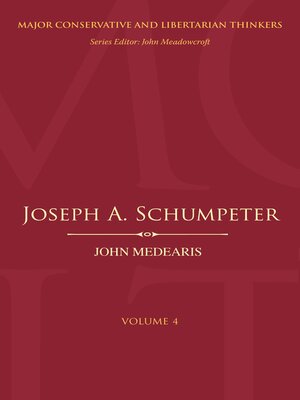cover image of Joseph A. Schumpeter